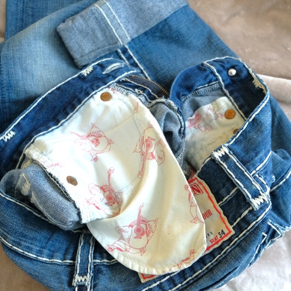 True Religion Ricky Super T Straight Legged Jeans - Picture 8 of 8